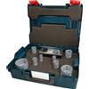 Bosch 11x PRO Multi Material Power Change Plus Lochsäge-Set - L-Boxx (für Weichholz, Trockenbauwand, Ø 22, 25, 30, 35, 40, 51, 68, 83 mm, Professional Zubehör Bohrmaschine/Schrauber)