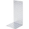 Alberts 820602 - Angolo piastra forata, colore: Argento
