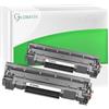 Globatek 2 Toner Compatibile CF244A per Stampanti HP 44A Laserjet PRO M15 M15a M15w M16 M16a M16w M17 M17a M17w, HP MFP M28 M28a M28w M29 M29a M29w