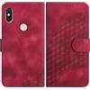 JayModCase Cover per Xiaomi Redmi S2/Redmi Y2,Flip Custodia in Pelle PU con Kickstand Porta Carte Magnetica Chiusa Custodia per Redmi S2 (Rosa Rossa)