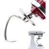 PQPO K45SS - Gancio per impasto in acciaio inox per mixer Kitchen Aid con testa inclinabile da 4,5-5 litri, compatibile con accessori e accessori Kitchen Aid