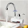 beibijio Rubinetto Elettrico Acqua Calda Istantaneo, LED Rubinetto Cucina Riscaldante, 3000W 30-60℃ Rubinetto Elettrico con Scaldabagno Istantaneo, 360° Rubinetto Acqua Calda e Fredda per Roulotte da Orto