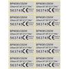ECSiNG 10pcs Mid Drive Motor Sticker 36V 250W Motore Impermeabile Adesivo Decalcomania 4.5x2.3cm Motore CE Etichetta Tag Compatibile con BAFANG BBS01 BBS01B BBS02 BBS02B BBSHD