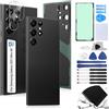 RongZy Coperchio Batteria per Samsung Galaxy S23 Ultra 5G 2023 Coperchio Posteriore per Galaxy S23 Ultra 5G 2023 Cover Batteria per Telefono Sostituzione Copribatteria(Nero)