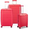 Roncato B-flying Set Valigie (grande, Medio, Cabina) - Radiant Red