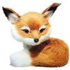 Akemaio Piccolo Peluche di Volpe di Simulazione Simpatico Mini Peluche di Peluche Volpe Seduta per Bambini di Compleanno