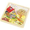 Goki Le Stagioni Puzzle, 44 Pezzi, Colore Multicolore, 57684