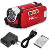 Jayruit Fotocamera digitale HD, fotocamera portatile, adatta per catturare bei momenti e registrare una bella vita, professionale 16 MP digitale zoom 16x video Full HD 720p, rotazione di 270 gradi (rosso)