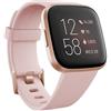 Fitbit - Smartwatch Versa 2 Impermeabile 5ATM Display 1.4' WiFi / Bluetooth e NFC per Fitness con Contapassi e Cardiofrequenzimetro Oro Rosa - SPEDIZIONE GRATUITA