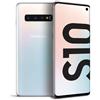 SAMSUNG - Galaxy S10 Bianco 128Gb Dual Sim Display 6,1' Quad HD+ Octa Core Ram 8GB Slot Micro SD Wi-Fi +4G Fotocamera 12Mpx Android - Italia