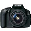 CANON - EOS 600D Nero Kit 18-55 DC III Sensore CMOS 18Mpx Display 3'' Inclinabile Filmati Full HD - SPEDIZIONE GRATUITA