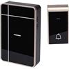 Levitantes Campanello senza fili, collegamento a batteria, nero e oro, ideale per l'uso in casa e in ufficio per una facile comunicazione.