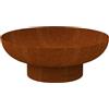 Barbecook braciere Jack 100 in acciaio corten pre-ossidato, braciere da esterno, 100x31,5 cm