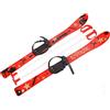 MARMAT Bacchette per sci per bambini, in plastica, 5 colori, 90 cm (rosso)