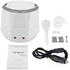 Pragmatic mumisuto Vaporiera Riso Piccolo, 1,6L Rice Cooker con Rivestimento Antiaderente, 24V 140W Cuociriso Elettrico Portable, con Funzione di Mantenimento del Caldo, per Casa Camion Auto All'aperto
