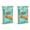 Riso Scotti Si con Riso - Cornetti Senza Lattosio con Farcitura alla Pesca - Merende Senza Lattosio, Senza Olio di Palma - 5 Monoporzioni (Confezione da 2)