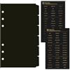 DY.2ten 6 Fogli Nero Divisori Raccoglitori ad Anelli A6,6 Fori Plastica Divisorio Pagina Indice Tab,per A6 Quaderni ad Anelli, per Scuola o Ufficio(17cm x 9.4cm)