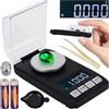 Retoo Bilancia Precisione 20 g/0,001 g, Digitale, Mini Bilancia Milligrammi, Tascabile, Display LCD, per Oro, Monete, Gioielli, Medicinali, Spezie, Bilancia per Gioielli, Nero