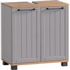 Schildmeyer Jelda 154176 - Mobile sottolavabo, effetto rustico, 59,8 x 32,6 x 62,4 cm