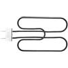 Hicello Elemento riscaldante 66631/65621 di ricambio per barbecue elettrico Weber, compatibile con Weber Q140, Q1400, elementi riscaldanti per barbecue Weber, spirale riscaldante in acciaio inox, 230