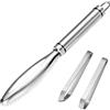 MEIYIDAY Set Pinza Rimozione Squame di Pesce e Pinzetta, Squamatore Pesce Professionale Squama Pesce Acciaio Inossidabile,Strumento Da Cucina, con Morsetto Piatto e Obliquo, Per Cucinare e la pulizia
