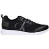 Calvin Klein Jeans Sneakers da Runner Uomo Scarpe Sportive, Nero (Black), 44 EU