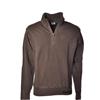Bresci North Sails felpa uomo in cotone marrone con mezza zip per autunno inverno