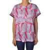 Bresci Esclusiva T-shirt da donna Gaëlle Paris in poliestere rosa per ogni occasione