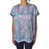 Bresci T-shirt Gaëlle Paris blu, girocollo morbido per donne con stile Bresci!