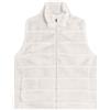 Freddy Gilet donna zip e collo alto in Pelliccia Sintetica rigata