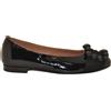 FRAU BALLERINA IN VERNICE LUCIDA CON ACCESSORIO 91J1 NERO