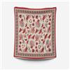 HOME ZEN HOUSEHOLD LINEN Telo copritutto matrimoniale con disegni tribali, 210x235 cm, 100% cotone indiano, colori vivaci (ROSSO, PAROS)