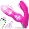 SuperLove Thrusting Wearable Panty Vibrator with App & Remote Control Pink
