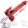 SuperLove Thrusting Realistic Vibrator with Tongue Clitoral Stimulation & Remote