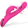 SuperLove 3in1 Flapping Rabbit G-Spot Vibrator Pink