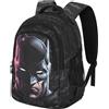 KARACTERMANIA DC Comics Batman Face-Zaino Running PLUS, Nero, 34 x 46 cm, Capacità 32 L
