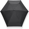 Senz ° micro foldable storm umbrella puro nero, puro nero, Medium, Nero puro, Medium