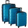 Samsonite Omni Pc Hardside Bagagli Espandibile con Ruote Spinner, Blu caraibico (Blu) - 68311-2479