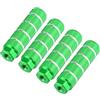 A ABSOPRO Pedane Posteriori per Bicicletta Adatte per Assi da 3/8 Pollici, Colore Verde (Set di 4)