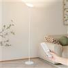 VOWNER Lampada da Terra LED Dimmerabile, Piantana 24W 2000LM, Temperature di Colore 3000K-6500K, Regolazione Continua, Telecomando e Controllo Tattile, per Soggiorno, Camera da Letto e Ufficio