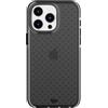 tech21 Evo Check - Custodia protettiva per iPhone 15 Pro Max, protezione dagli impatti, colore: Smokey/Nero