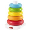 Fisher-Price - Piramide 5 Anelli, gioco con base oscillante al tocco e 5 anelli colorati impilabili, realizzato con materiali vegetali, giocattolo per bambini, 6+ mesi, GRF09