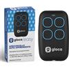 gloca Telecomando Apricancello Easy Garage Auto-Apprendente 4 Canali Frequenza 433 Mhz no rollin code