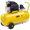 ABAC Compressore d'Aria MONTECARLO B20 BASELINE, Compressore Aria 50 Litri, Doppio Manometro, Pressione Massima 8 Bar, Lubrificato ad olio, Ruote per Trasporto, Potenza 2 CV Giallo