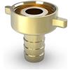 ABA Beul 56001.106.2 Raccordo per Tubo Flessibile con Dado ad Alette, Ottone, 3/4 x 19
