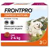 Frontpro 11,3mg Cani 2-4kg 3 Compresse Masticabili