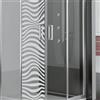 Ambiance Sticker Pellicola per finestra anti-sguardo oscurante, autoadesiva, per finestra e porta della doccia, 55 x 185 cm