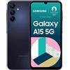 SAMSUNG GALAXY A15 5G DUAL SIM SM- A156 DS 128GB RAM 4GB BLACK GARANZIA ITALIA OPERATORE