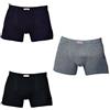 Primal (4pz) Boxer calibrato in Cotone Elasticizzato Assortito (Blu, Grigio, Nero)