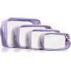 Notino Travel Collection Clear Organizer Set 4 pz